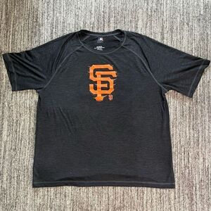 MLB Men’s Size XXL Allie 8 San Francisco Giants Shirt Black‎ Bryant Short Sleeve